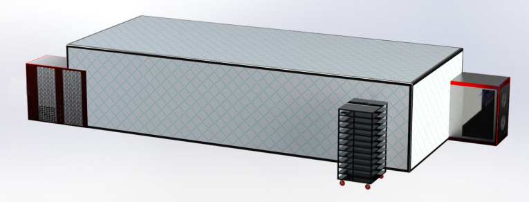 ​Intelligent Air-energy Heat Pump Trays Drying Room(pic1)